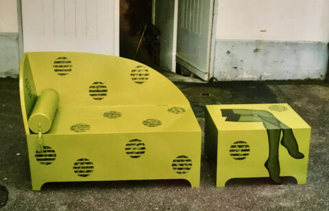 2001 _Face the Future_, BankArt Zürich, Wolford